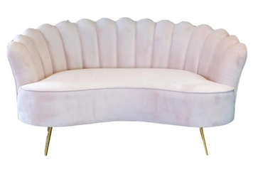 Hendrix Loveseat - Light Pink in Orlando