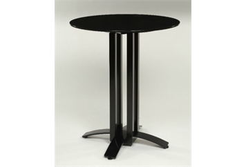Cross Highboy Black Base Frosted Top in Orlando