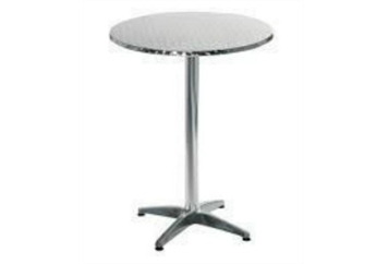 Easy Chrome Base Chrome Top Highboy Table 24in in Orlando