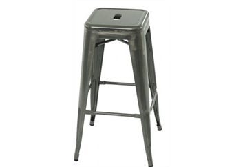Marcus Backless Barstool- Gun Metal in Orlando