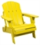 Adirondack Chair - Yellow Large in Tampa, St Petersburg