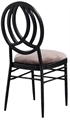 Phoenix Black Chair with Rose Velvet in Miami, Ft. Lauderdale, Palm Beach