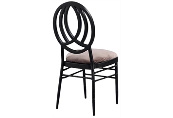 Phoenix Black Chair with Rose Velvet in Miami, Ft. Lauderdale, Palm Beach