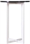 Industrial Highboy Table White - Black Glossy in Miami, Ft. Lauderdale, Palm Beach