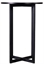 Industrial Highboy Table Black - Black Matte in Miami, Ft. Lauderdale, Palm Beach