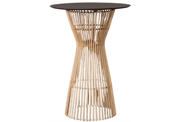 Hanoi Highboy Table - Dark Wood in Naples, Marco Island, Ft. Myers