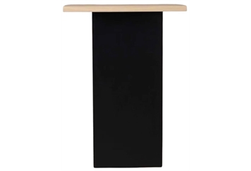 Square Highboy Table Black - Light Wood in Tampa, St Petersburg