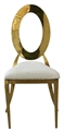 O Chair Gold - Oatmeal Velvet Seat in Miami, Ft. Lauderdale, Palm Beach