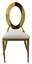 O Chair Gold - Oatmeal Velvet Seat in Miami, Ft. Lauderdale, Palm Beach