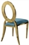 O Chair Gold - Turquoise Velvet Seat in Miami, Ft. Lauderdale, Palm Beach