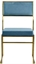 Yoyoma Chair Turquoise - Gold Frame in Miami, Ft. Lauderdale, Palm Beach