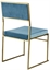 Yoyoma Chair Turquoise - Gold Frame in Miami, Ft. Lauderdale, Palm Beach