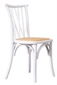 Crossed Dining Chair White - Cane in Miami, Ft. Lauderdale, Palm Beach