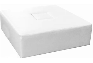 White Ottoman - Square with Insert Medium in Miami, Ft. Lauderdale, Palm Beach