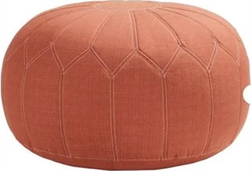 Pouf Himalaya Orange in Miami, Ft. Lauderdale, Palm Beach