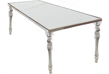 Sofia Dining Table - Mirror Top in Miami, Ft. Lauderdale, Palm Beach