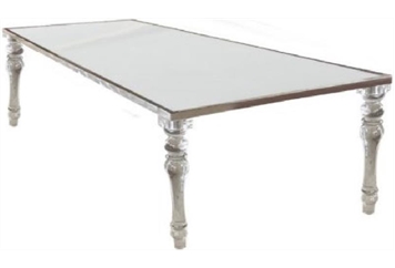 Sofia Dining Table - White Top in Miami, Ft. Lauderdale, Palm Beach