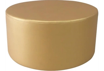 Ottoman Round Gold in Miami, Ft. Lauderdale, Palm Beach