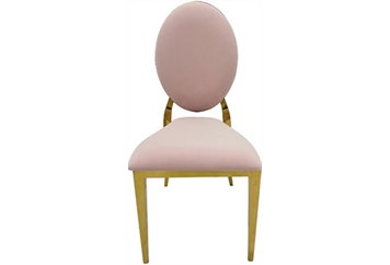 O Chair Gold - Blush Pad with Back in Miami, Ft. Lauderdale, Palm Beach