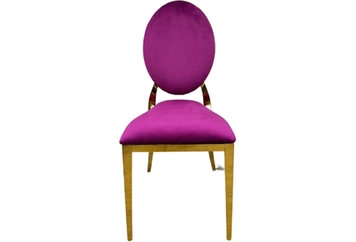 O Chair Gold - Purple Pad with Back in Miami, Ft. Lauderdale, Palm Beach