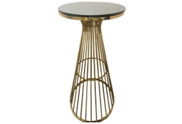 Monarch Highboy Table - Mirror Top in Miami, Ft. Lauderdale, Palm Beach