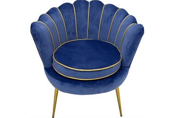 Phoebe Lounge Chair - Blue in Miami, Ft. Lauderdale, Palm Beach
