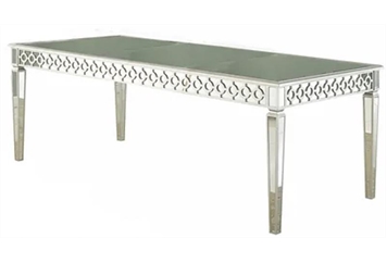 Taylor Dining Table - Mirror Top in Miami, Ft. Lauderdale, Palm Beach