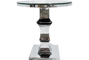 Roman Cafe Table - Silver in Miami, Ft. Lauderdale, Palm Beach