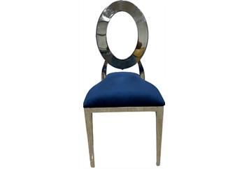 O Chair Silver - Indigo Pad in Miami, Ft. Lauderdale, Palm Beach