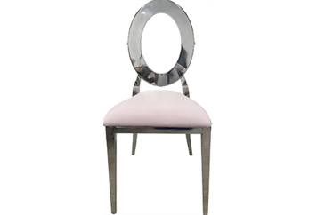 O Chair Silver - Blush Pad in Miami, Ft. Lauderdale, Palm Beach