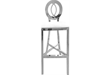 Manhattan Barstool - Silver in Miami, Ft. Lauderdale, Palm Beach