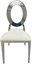 O Chair Silver - White Pad in Miami, Ft. Lauderdale, Palm Beach
