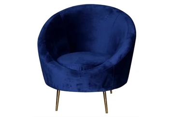 Ella Lounge Chair - Navy Blue in Miami, Ft. Lauderdale, Palm Beach