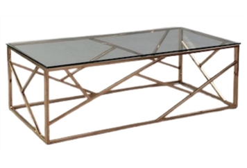 London Coffee Table – Rose Gold in Miami, Ft. Lauderdale, Palm Beach