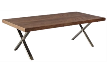 X Coffee Table - Walnut in Miami, Ft. Lauderdale, Palm Beach