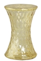 Acrylic Stone End Table - Gold in Miami, Ft. Lauderdale, Palm Beach