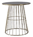 Soho Cafe Table - Gold in Miami, Ft. Lauderdale, Palm Beach