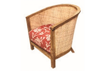 Cane Armchair - Red in Miami, Ft. Lauderdale, Palm Beach