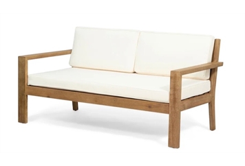 Acacia Loveseat - White in Miami, Ft. Lauderdale, Palm Beach