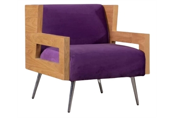 Charles Armchair - Purple in Miami, Ft. Lauderdale, Palm Beach