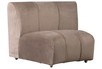 Velvet Lounge Sectional Chair - Tan in Miami, Ft. Lauderdale, Palm Beach