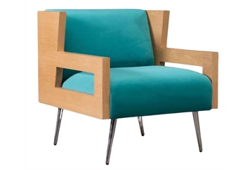 Charles Armchair - Blue in Naples, Marco Island, Ft. Myers
