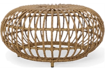 Rattan Round Coffee Table in Miami, Ft. Lauderdale, Palm Beach