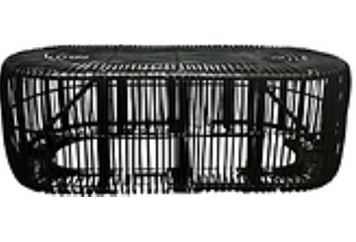 Rattan Coffee Table - Black in Miami, Ft. Lauderdale, Palm Beach