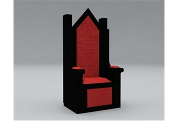 Throne Black (Chairs - Accent and Lounge) in Orlando