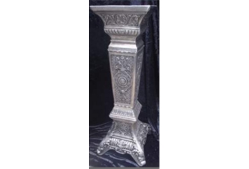 Silver Table Pedestal in Naples, Marco Island, Ft. Myers