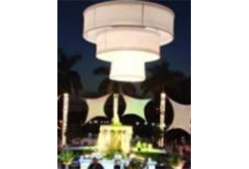 Fabric Chandelier 3 Tier in Tampa, St Petersburg
