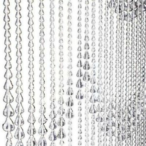 Rent Beaded Curtains Raindrop Clear In Tampa Event Options