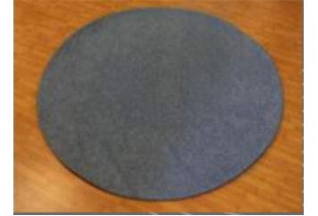 Solid Rug Light Blue Round in Orlando