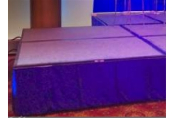 Skirting Royal Blue (Staging) in Orlando